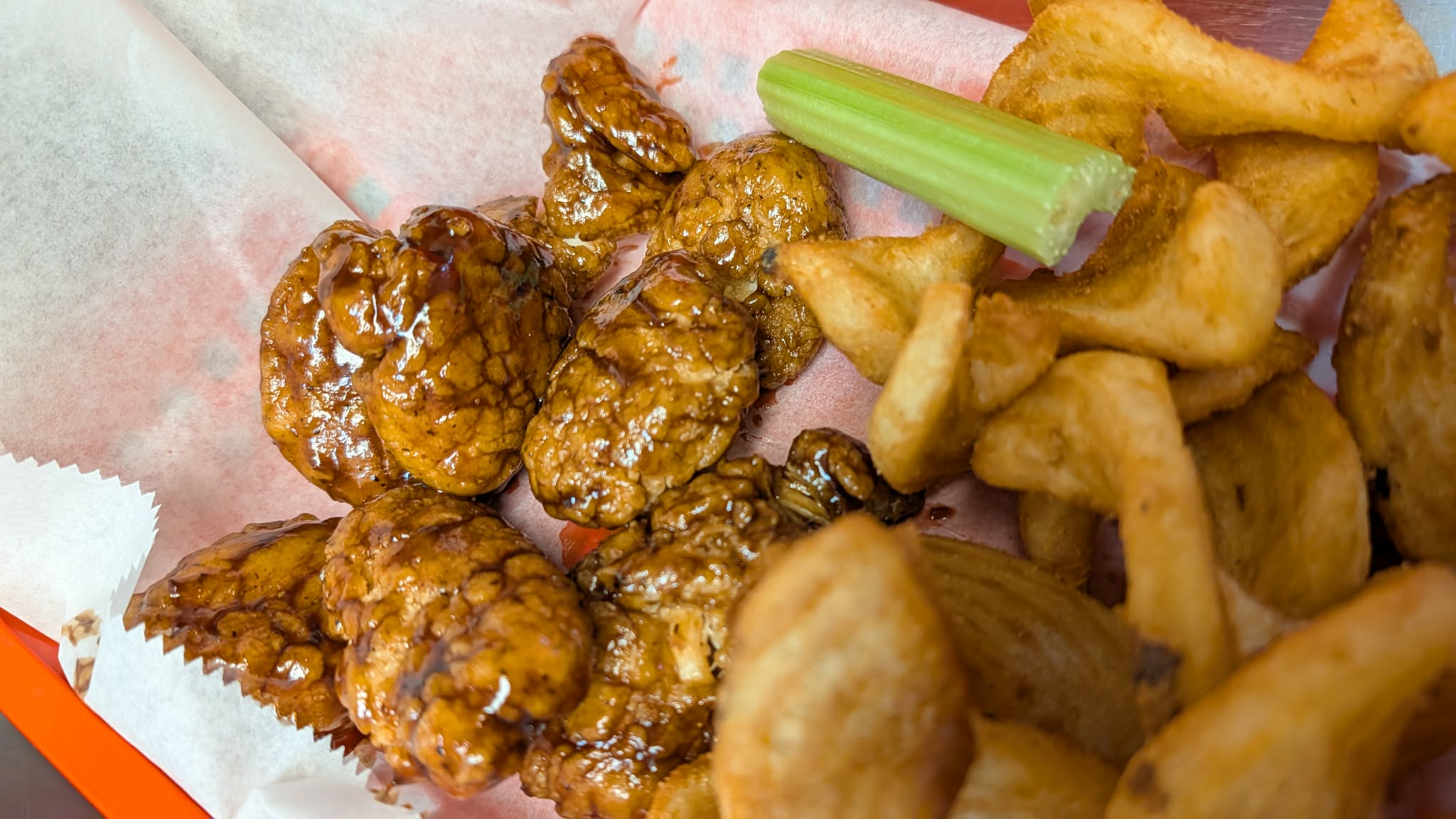 Boneless Wings & Wedges at Rivertown Grill in Madison, Indiana