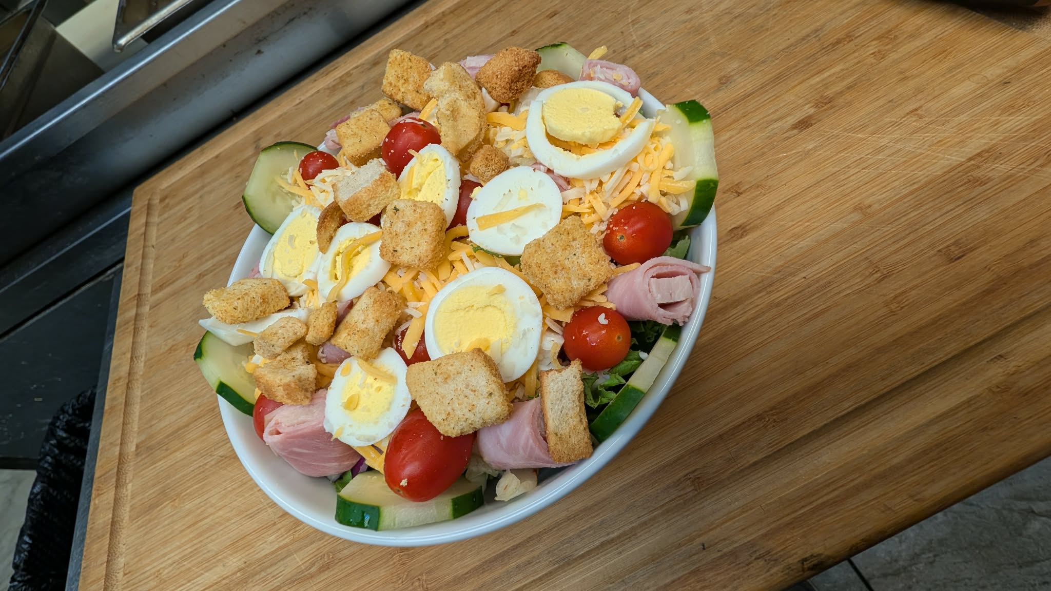 Chef Salad at Rivertown Grill in Madison, Indiana