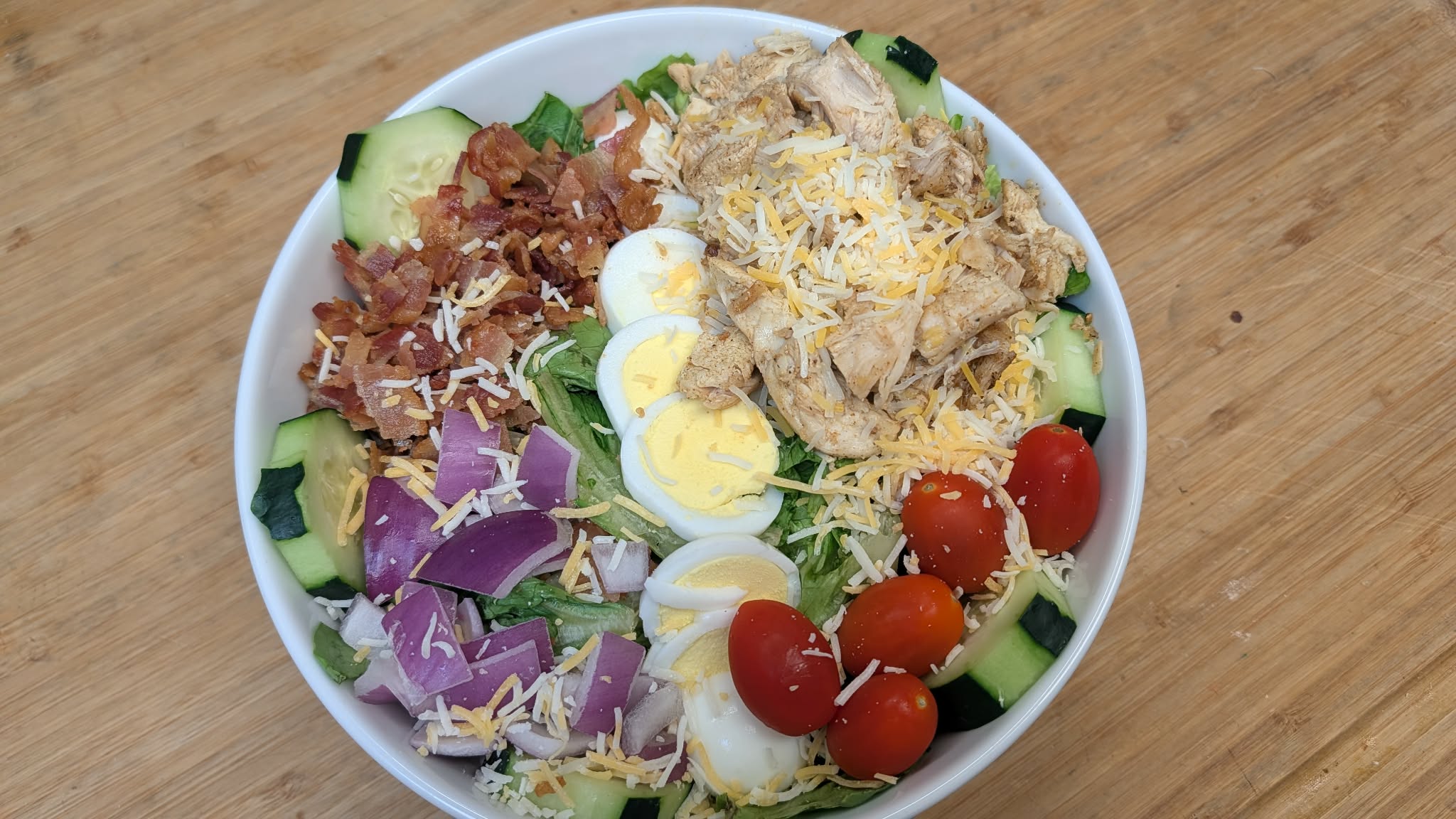 Chicken Bacon Salad at Rivertown Grill in Madison, Indiana