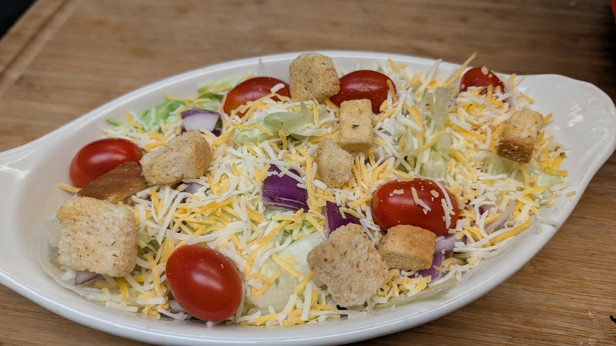 Fresh salads at Rivertown Grill